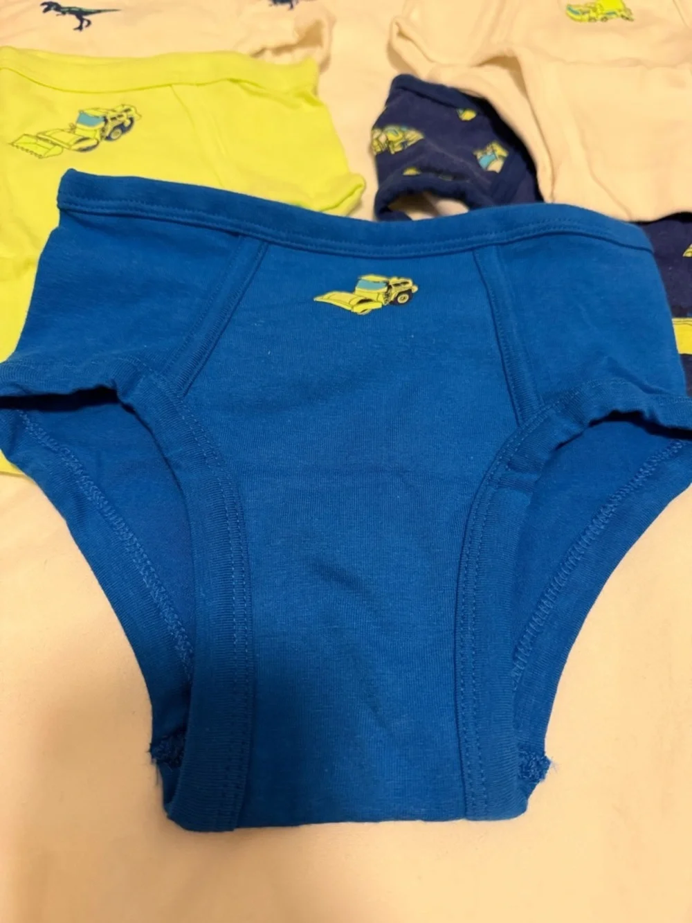 Toddler Boys' Assorted Dinosaur & Construction Briefs - Multi Color 4-5yrs